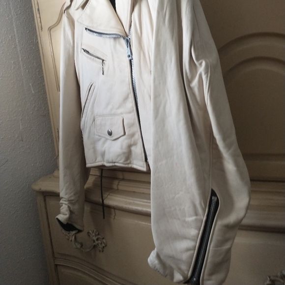 Vintage Genuine Leather Save The Planet HardRock Hotel Las Vegas zipper jacket. - Picture 2 of 6